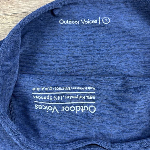 Lot Of 2 Outdoor Voices - Women's 7/8 Leggings, Blue + Black - S - Picture 9 of 10